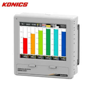 코닉스 오토닉스 LCD 터치스크린 페이퍼리스 기록계 KRN1000-0811-0S