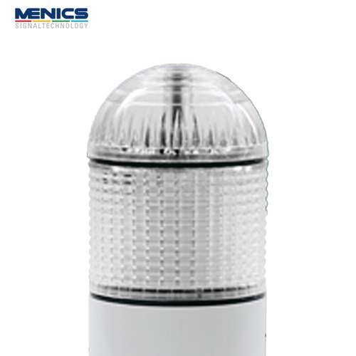 메닉스 56파이 LED 돔 스타일 표시등 점등 1단 AC DC 겸용 24V 투명 PTD-AM-102-C