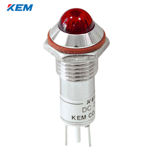 한국전재 KEM LED 인디케이터 10파이 고휘도 DC48V 적색 KLHRANU-10D48R