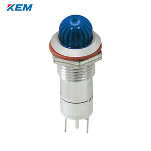 한국전재 KEM LED 인디케이터 12파이 고휘도 DC3V 청색 KLCRAU-12D03B