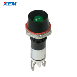 한국전재 KEM LED 인디케이터 8파이 일반휘도 DC5V 녹색 KLIS-08D05G