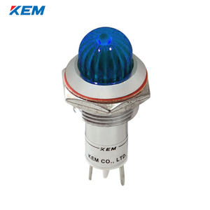 한국전재 KEM LED 인디케이터 16파이 고휘도 DC5V 청색 KLCRAU-16D05B