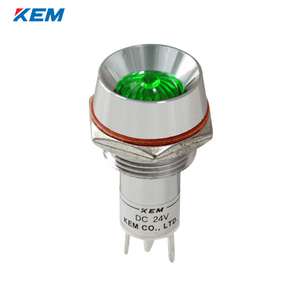 한국전재 KEM LED 인디케이터 16파이 고휘도 AC220V 녹색 KLRAU-16A220G