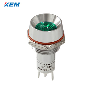 한국전재 KEM LED 인디케이터 16파이 고휘도 DC3V 녹색 KLRAU-16D03G