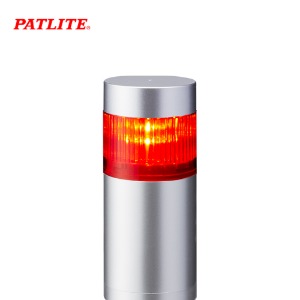 페트라이트 시그널 타워램프 실버몸체 1단 LED 적색 LR6-102WJNU-R DC24V